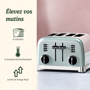Toaster 4 tranches Vert Pistache