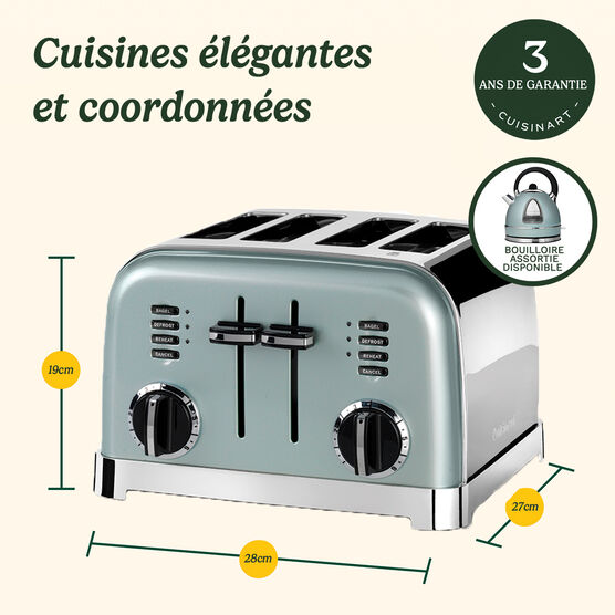 Toaster 4 tranches Vert Pistache
