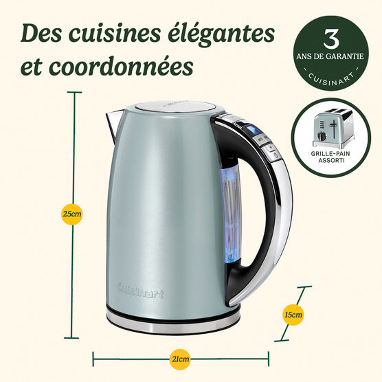 Cuisinart Bouilloire électrique Multi-Températures Vert Pistache