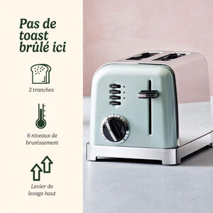 Toaster 2 tranches Vert Pistache
