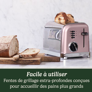 Toaster 2 tranches Rose Vintage