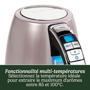 Cuisinart Bouilloire Électrique Multi-Températures Rose Vintage