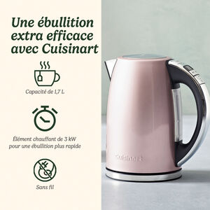 Cuisinart Bouilloire Électrique Multi-Températures Rose Vintage
