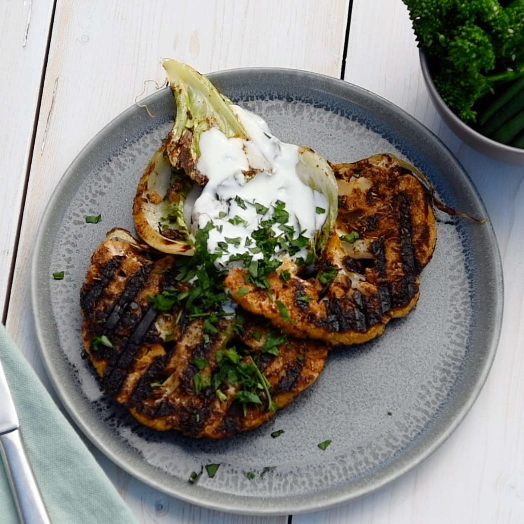 Steaks de chou-fleur aux épices cajun