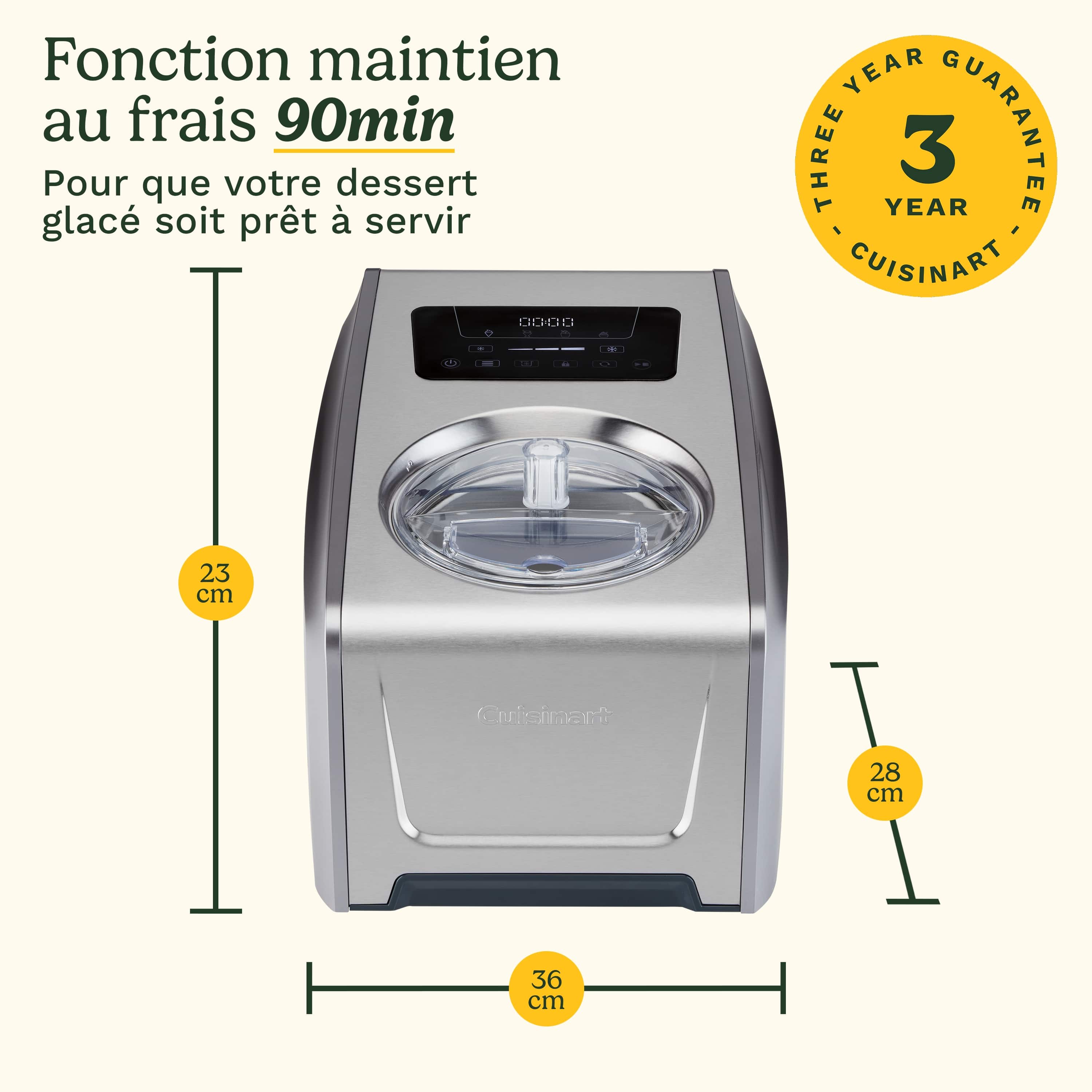 Cuisinart Freeze Ease Pro Sorbetière